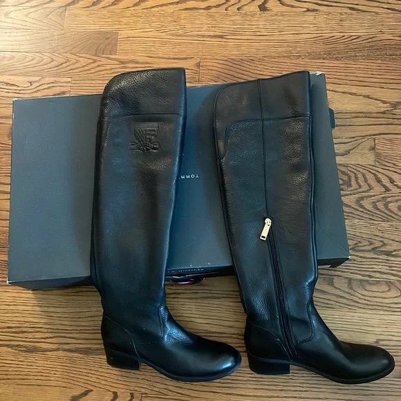 Tommy Hilfiger Shoes Tommy Hilfiger Georgia Black Leather Over